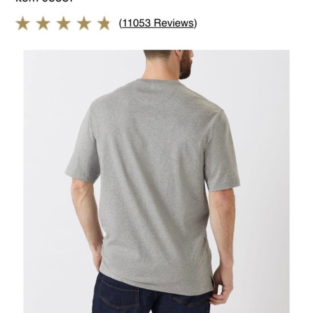 Duluth Trading Co. NWT black Men’s Longtail T short sleeve with pocket. - Picture 8 of 15